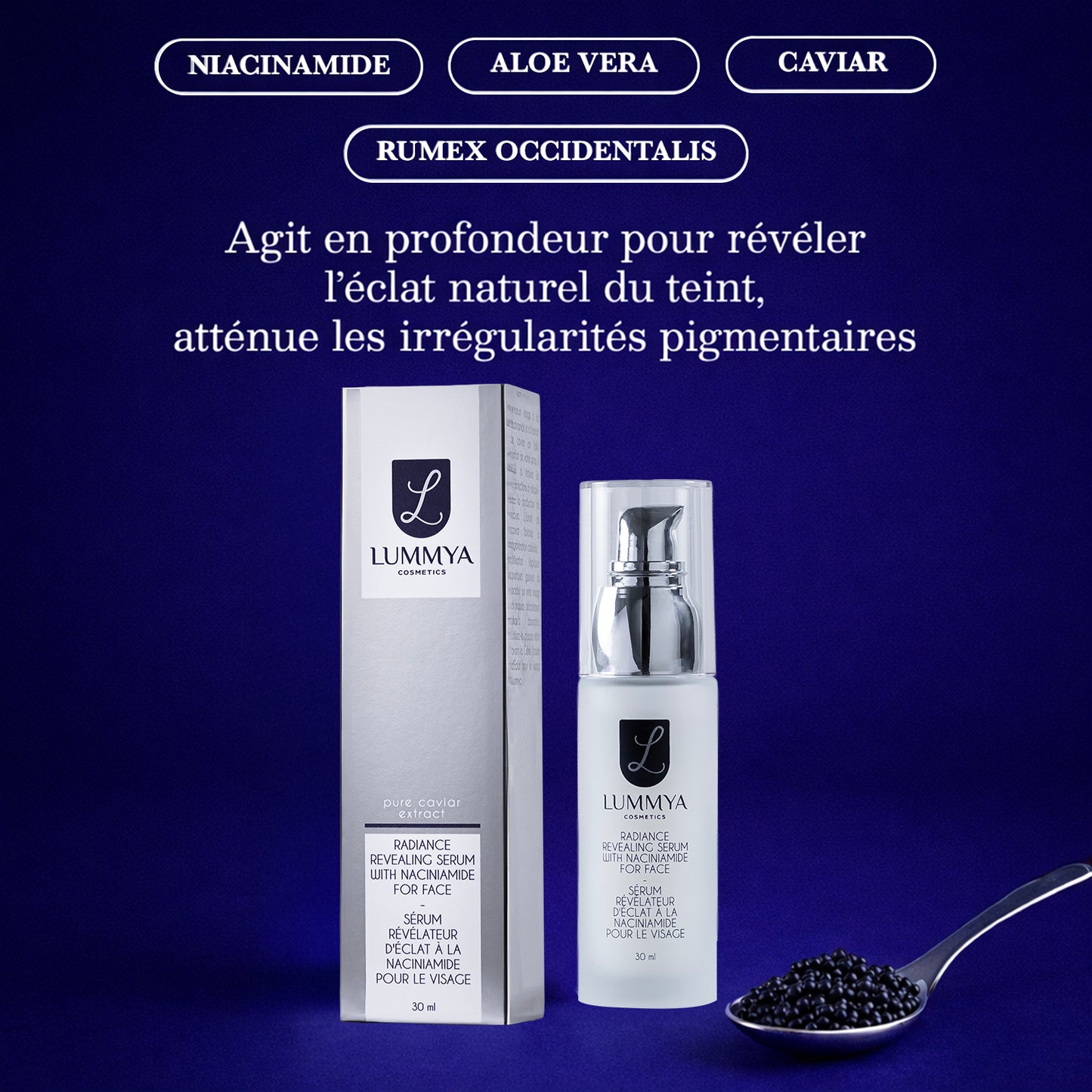 Sérum Révélateur d'Éclat à la Niacinamide pour le Visage
